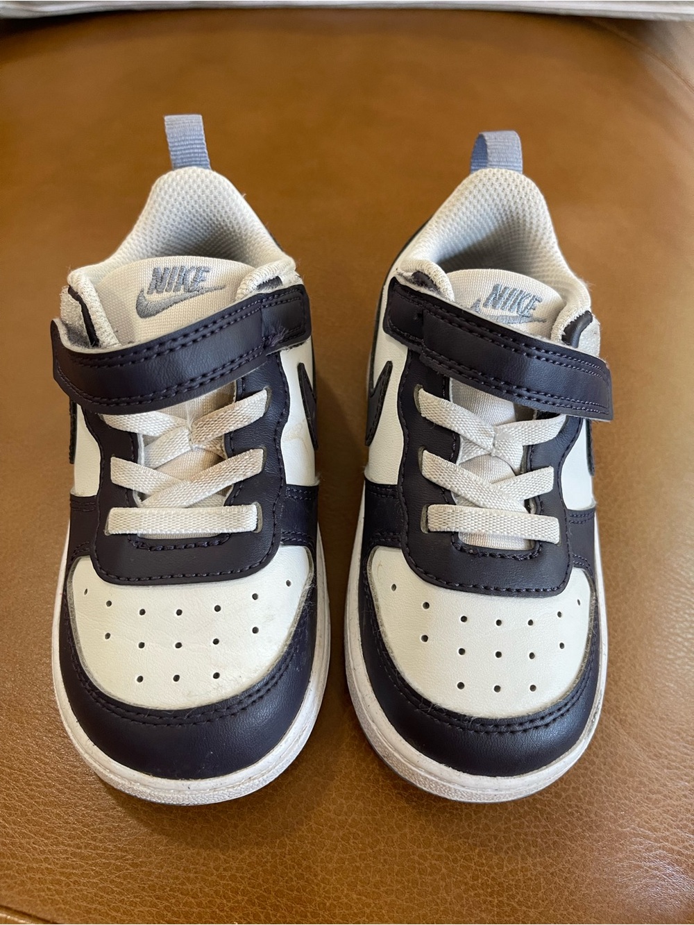 Nike Kids Low-Top Sneakers in White and Black